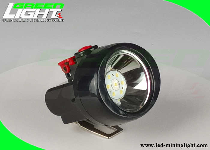 Negro recargable Shell For Outdoor Mining del faro 2800mAh 4000lux de Mini Size 143g LED