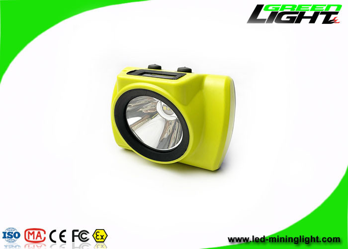 Pantalla OLED 18000 Lux LED Mining Cap Lights A prueba de explosiones 6.8Ah Linterna recargable inalámbrica para mineros