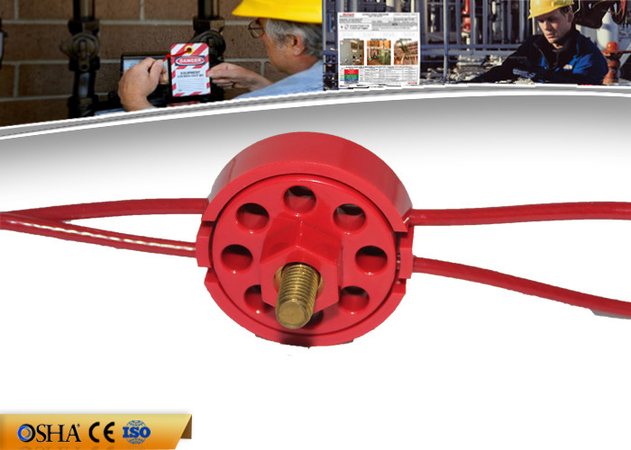 El cierre del cable de la resistencia de la rueda ZC-L31, PVC del CE 119g cubrió el cierre Tagout