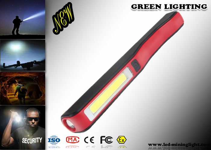 Cargador USB micro del material de 140 de Lum IP65 de la linterna de LED de la antorcha ABS de Pen Style