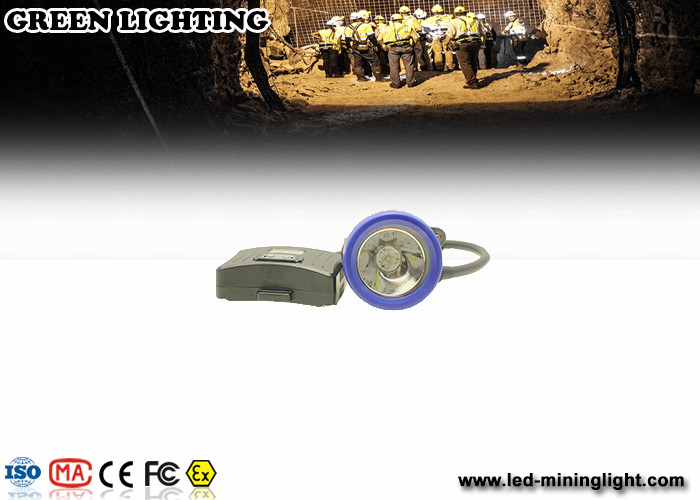 Explotación minera semi atada PP ligeros Meterial de IP67 5.6ah LED brillo fuerte de 8000 lux
