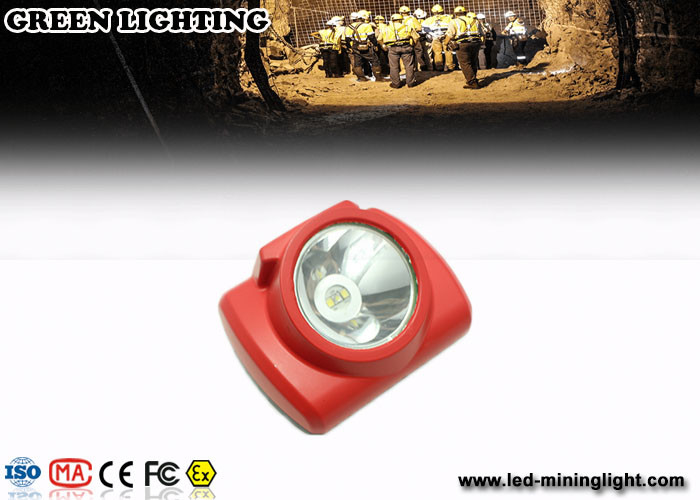 El casco minero sin cuerda colorido de encargo llevó luces con la iluminación de 4 modos