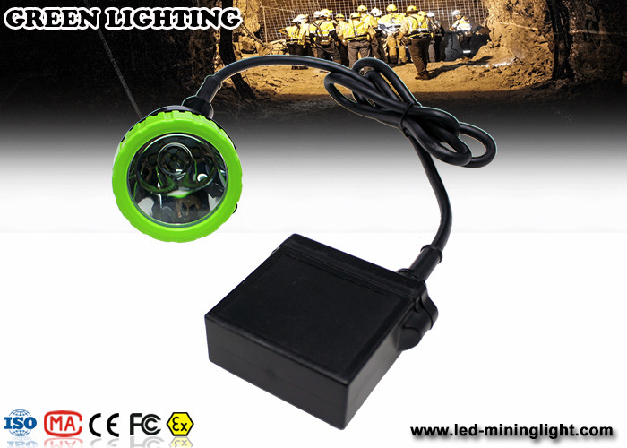 Sobre luz de iluminación de la mina de subterráneo de la gama de los 500m, lámpara de explotación minera de 3.7V 11.2Ah LED