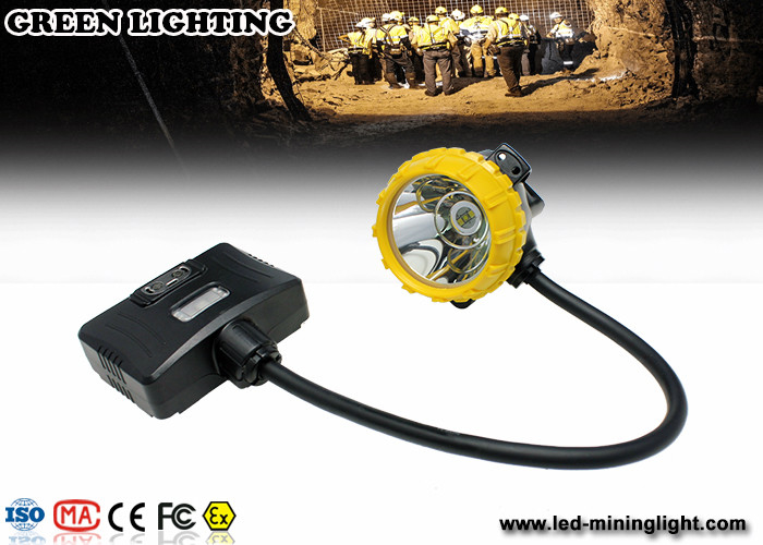 de 3.7V 450mA LED del faro lámpara montada casco recargable del cordón semi -