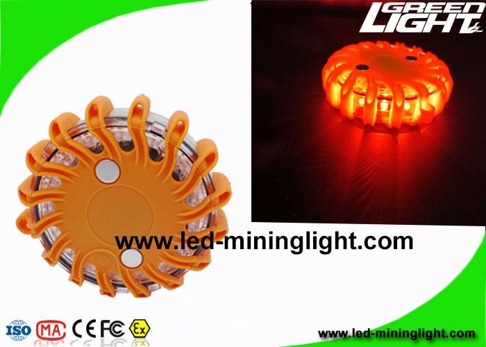 Llamarada de cuidado recargable magnética de FRED Flashing Roadside Emergency Disc LED con resistente a los choques impermeable
