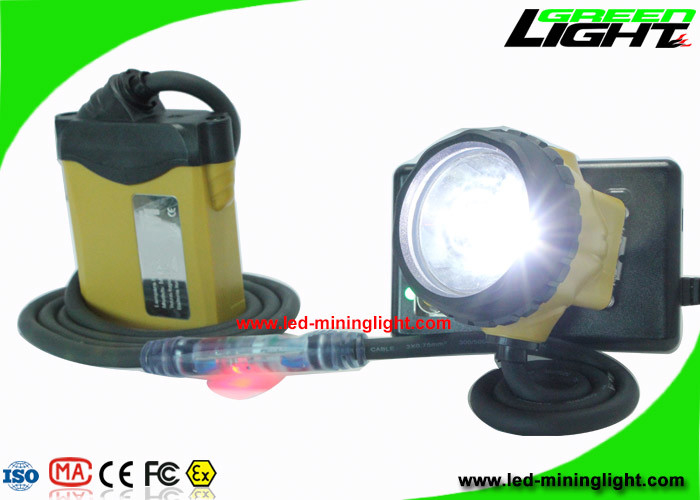 La lámpara de explotación minera recargable del LED modificó color para requisitos particulares con la luz de la advertencia de seguridad