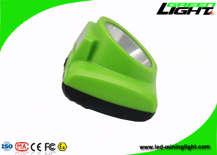 Luz de la explotación minera del color verde LED, lámpara de mineros del LED con el cargador USB 13000lux