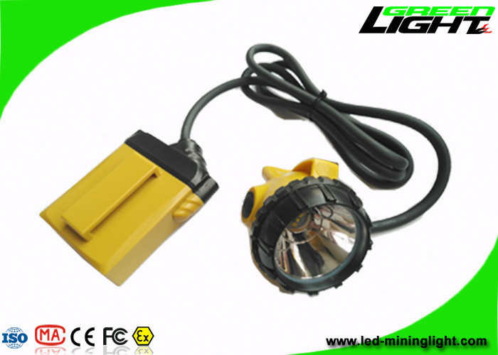 Luces atadas 25000lux del casquillo de la mina de subterráneo con la batería de 10.4Ah SAMSUNG