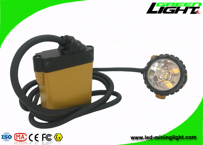 Casco LED que mina la hora laborable ligera de Lux Brightness 13-15hours del material 25000 del ABS