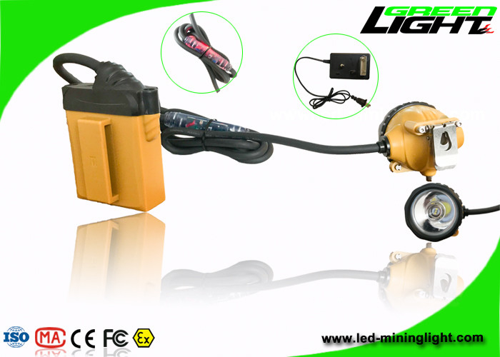 LED recargable que mina el vatio ligero 3.7V del casco 348lum 3 con la batería de SAMSUNG