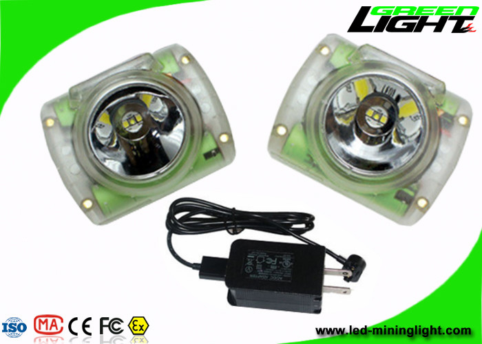 Hora laborable material del LED de la explotación minera de la PC recargable tamaño pequeño 13000lux 14-16hours de la luz
