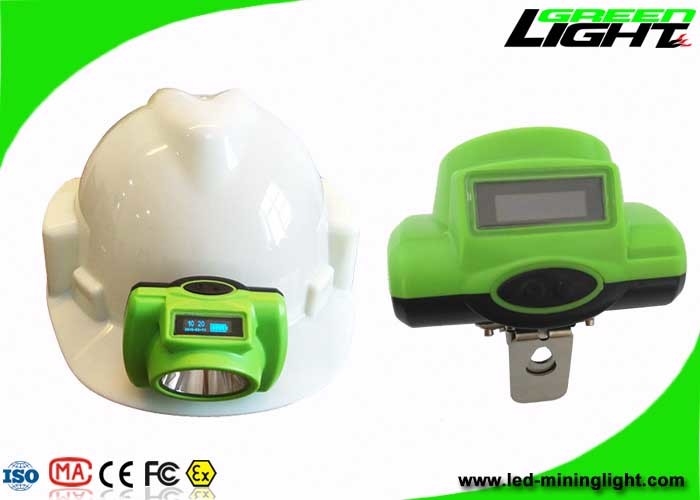 Todos en una batería material de la PC 3.7V 6.8Ah del ABS de la luz de la explotación minera de la estructura LED con la pantalla de OLED