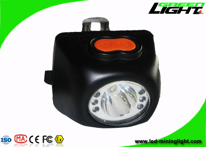 El casco de la explotación minera de la pantalla de Digitaces enciende IP68 ligero portátil 8000lux sin cuerda