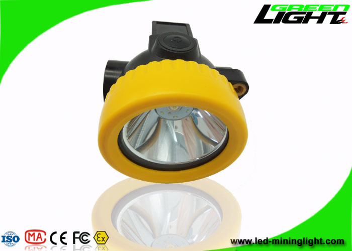 el casco de la explotación minera 4000lux enciende 2.2Ah la batería todo en un Strcture con el enchufe en Chager