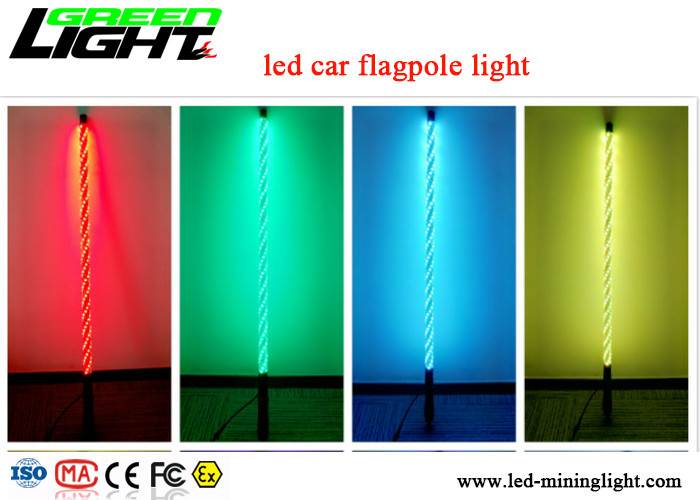 Prenda impermeable colorida IP67 poste flexible del piloto del control remoto el 1.8m LED RGB