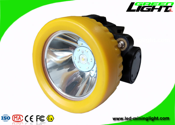 Todos en una prenda impermeable del ABS IP68 de la PC de Hard Hat Light 5000lux del minero de carbón de la estructura