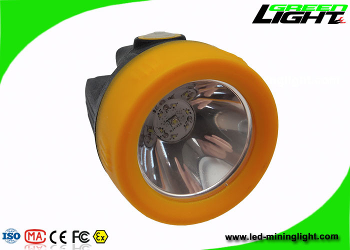Lámparas de casquillo mineras de la luz del casco LED, luz recargable 3.7V del casquillo de la mina sin cuerda