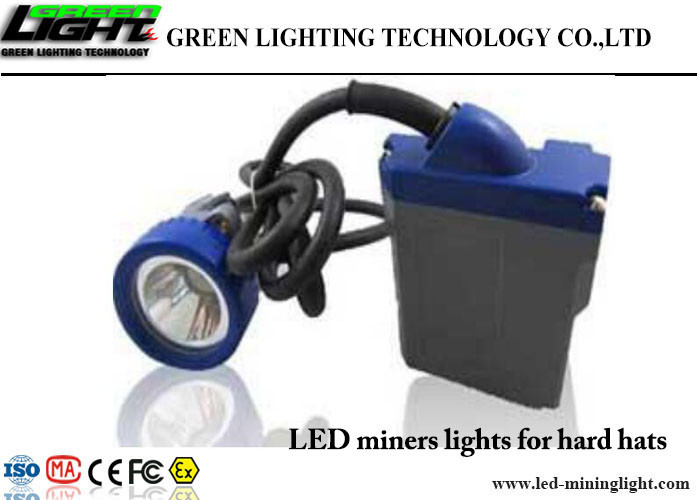 La lente a prueba de balas llevó la lámpara de casquillo de los mineros 6,6 ah la prenda impermeable IP68 de Li - de Ion Battery 1000lux