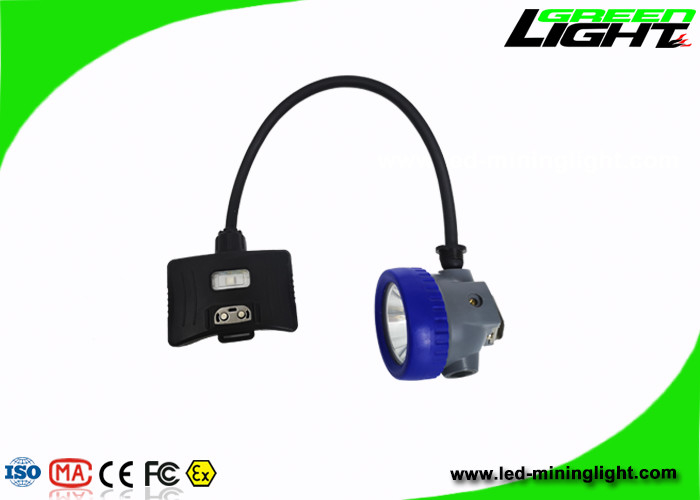 Luz larga semi atada de Hard Hat Lamp del minero de carbón del LED con con el cable magnético del USB