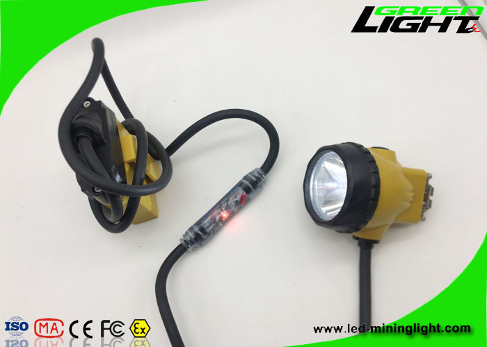 Material de aluminio recargable brillante estupendo sin cuerda de la taza de la lámpara de casquillo de los mineros de Ip68 LED