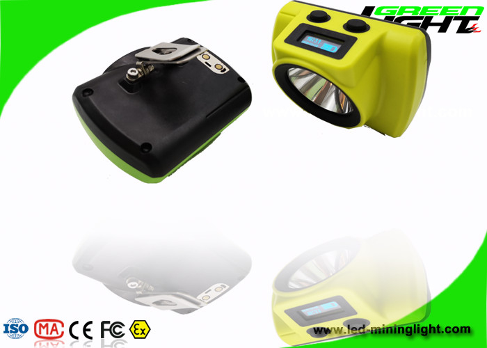 Pantalla recargable tamaño pequeño del faro 25000lux GLC-6S OLED del LED para el logotipo del tiempo