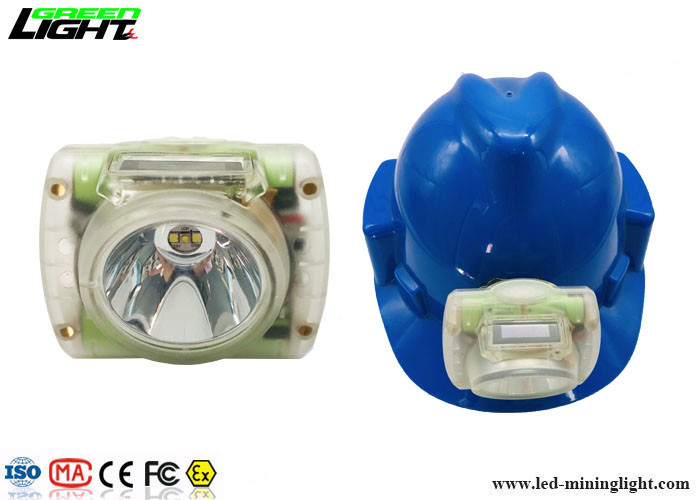 lámpara de casquillo sin cuerda de la seguridad recargable ligera de los mineros de 3.7V 1.78W 13000lux