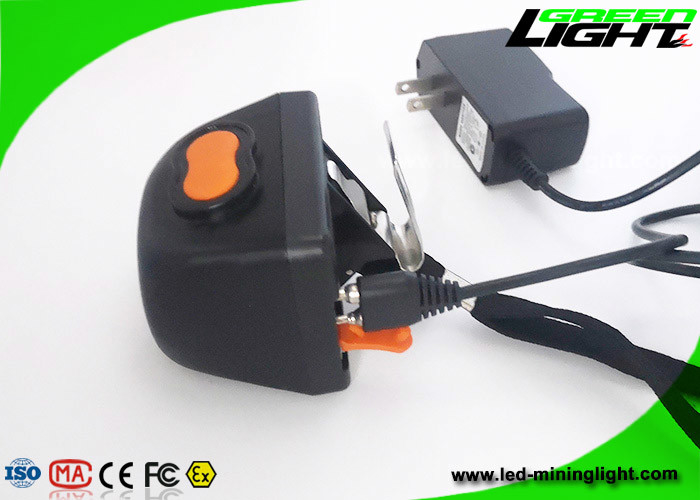 lámpara de casquillo sin cuerda de las lámparas de casquillo de la explotación minera de la seguridad de 5.7Ah 8000lux 221lum