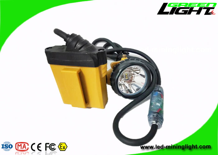 25000Lux 10.4Ah Lámpara de tapa de minería intermitente 348lum Clip de cabeza ajustable con luces de advertencia traseras