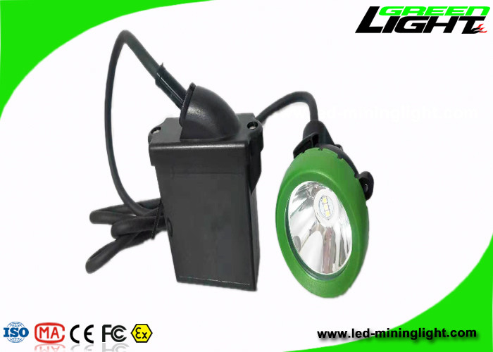 10000 minero recargable Headlamp del botón 216lum 7.8Ah del silicón de Lux Safety Mining Cap Lamp para la mina de carbón subterráneo