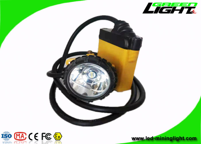 10.4Ah 25000 Lux Led Safety Cap Lamp SOS GL12-A a prueba de explosiones con el cable