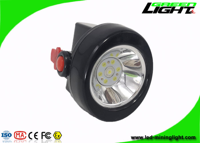 2.8Ah 4000 ligeros mineros llevados sin cuerda portátiles Lux Coal Miner Headlamp Cree llevó la hora laborable 15hours