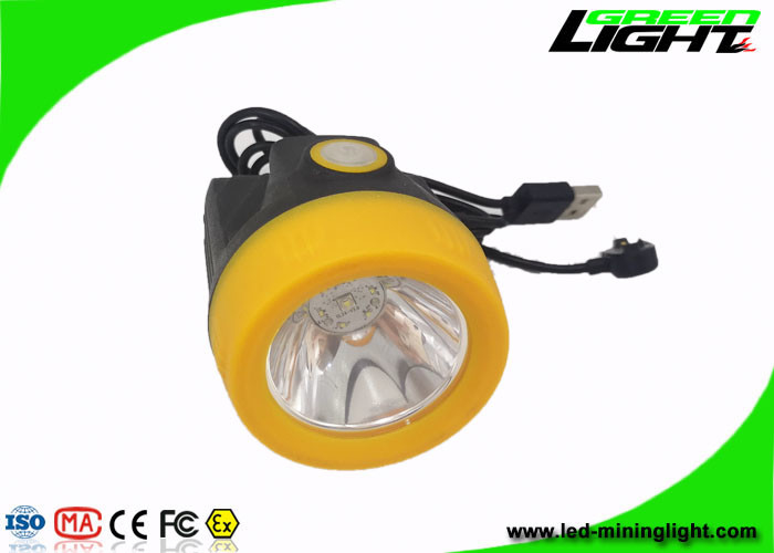 Lámpara de tapa de minero de carbón de 10000Lux, 3800mAh, carga magnética USB, faro portátil para mineros con botón de silicona, Clip ajustable