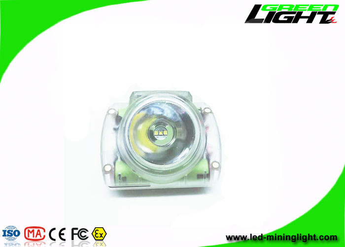 La minería llevada sin cuerda transparente de 13000 Lux enciende el Cree impermeable IP68 llevado con el faro del minero de la pantalla OLED