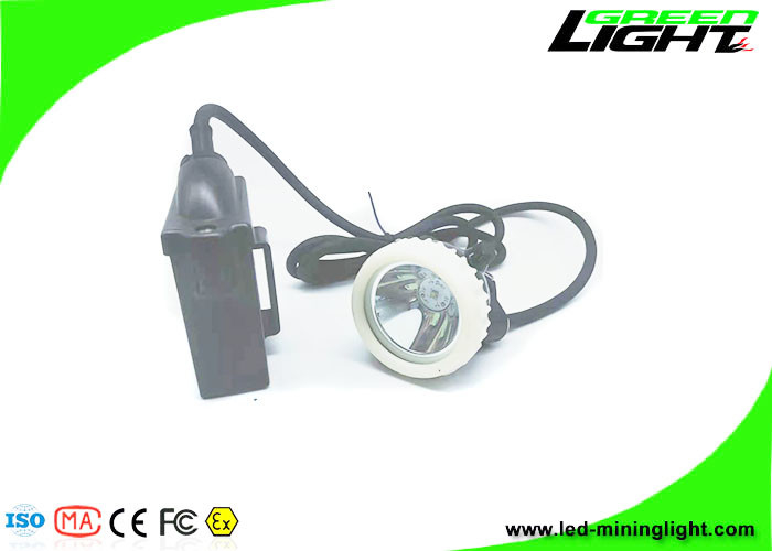 10000Lux LED Miners Cap Lámpara Batería de litio recargable 1.67W 6600mAh ABS PC Impermeable