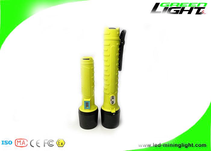 Linterna LED a prueba de explosiones IP68 CREE LED 10W 4.4Ah Proyector de luz de antorcha recargable para caza de minas subterráneas