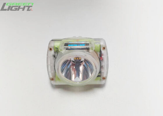 Lámpara de tapa recargable para mineros de carbón 13000 Lux IP68 Lámpara de casco impermeable con pantalla OLED